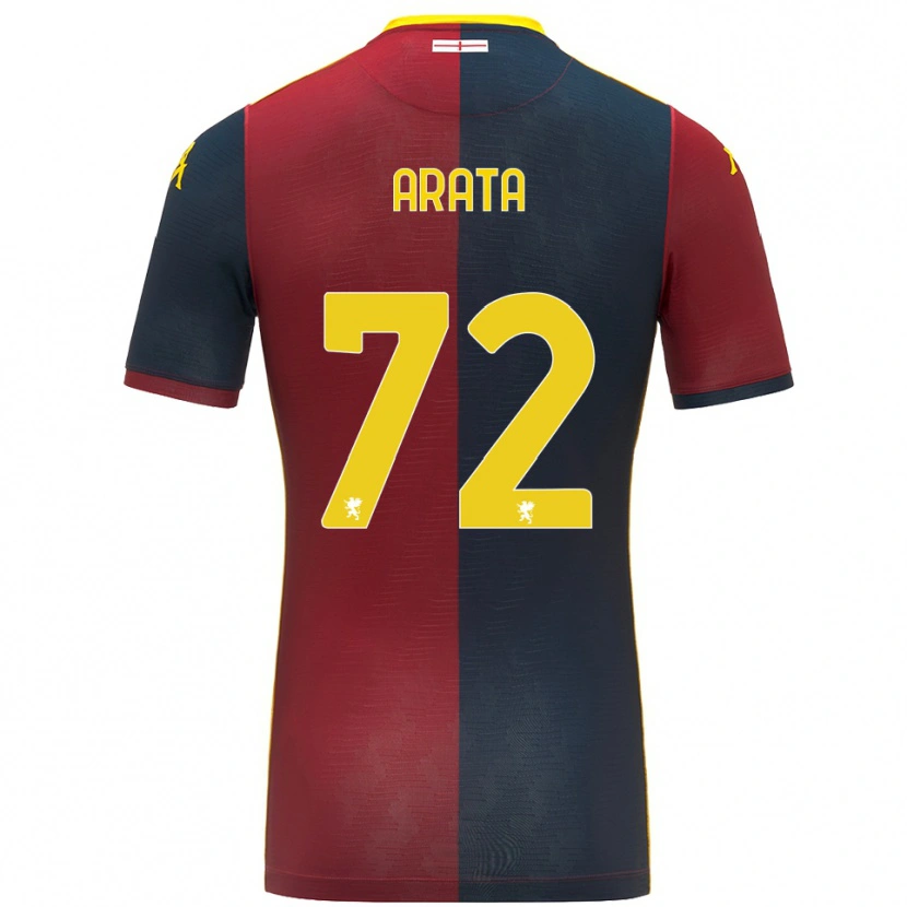 Danxen Damen Stefano Arata #72 Rot Königsblau Heimtrikot Trikot 2025/26 T-Shirt