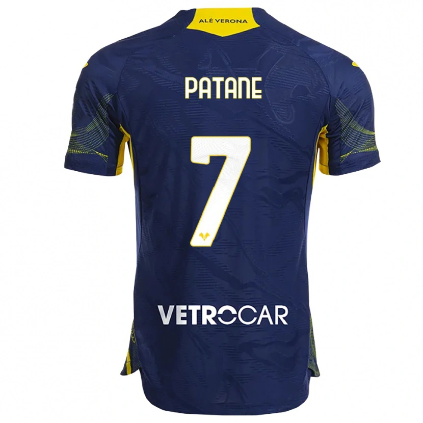 Danxen Damen Nicola Patanè #7 Marineblau Gelb Heimtrikot Trikot 2025/26 T-Shirt