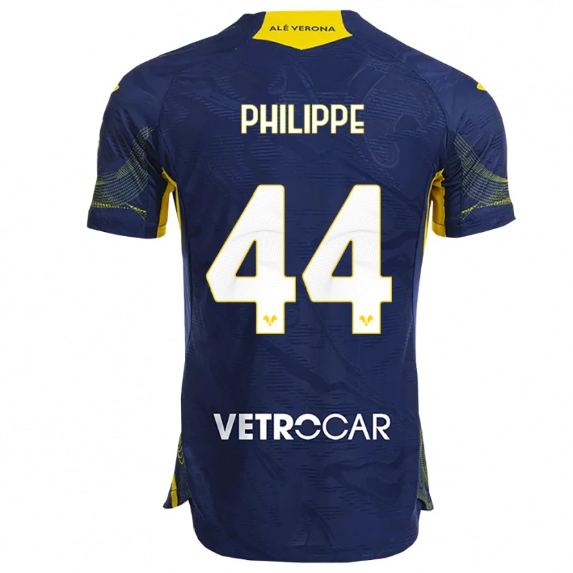 Danxen Damen Mathis Amanu Philippe #44 Marineblau Gelb Heimtrikot Trikot 2025/26 T-Shirt