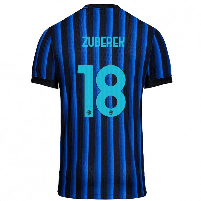 Danxen Damen Jan Zuberek #18 Schwarz Blau Heimtrikot Trikot 2025/26 T-Shirt