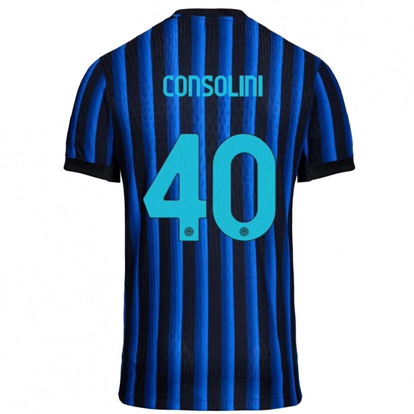 Danxen Damen Lidia Consolini #40 Schwarz Blau Heimtrikot Trikot 2025/26 T-Shirt