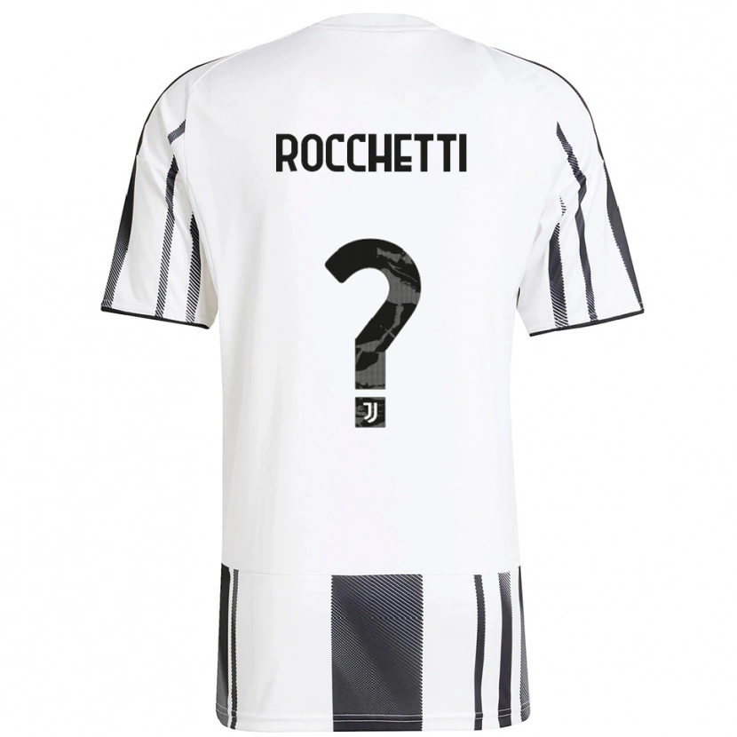 Danxen Damen Edoardo Rocchetti #0 Weiß Schwarz Heimtrikot Trikot 2025/26 T-Shirt