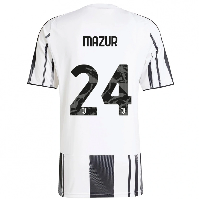Danxen Damen Patryk Mazur #24 Weiß Schwarz Heimtrikot Trikot 2025/26 T-Shirt