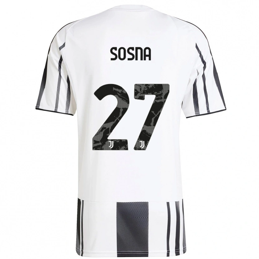 Danxen Damen Adam Sosna #27 Weiß Schwarz Heimtrikot Trikot 2025/26 T-Shirt