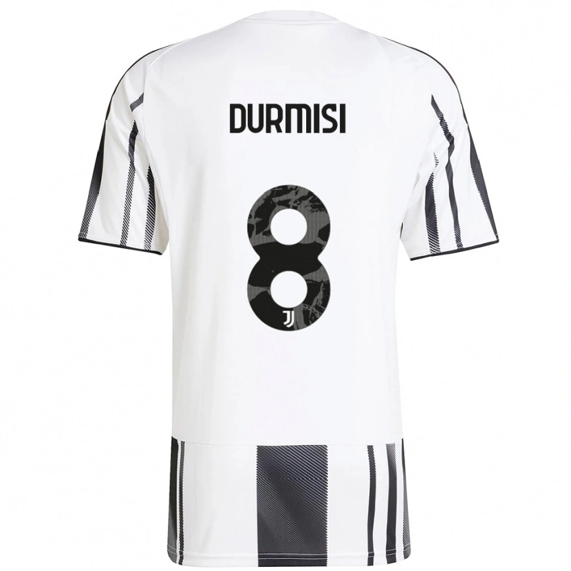Danxen Damen Arman Durmiši #8 Weiß Schwarz Heimtrikot Trikot 2025/26 T-Shirt