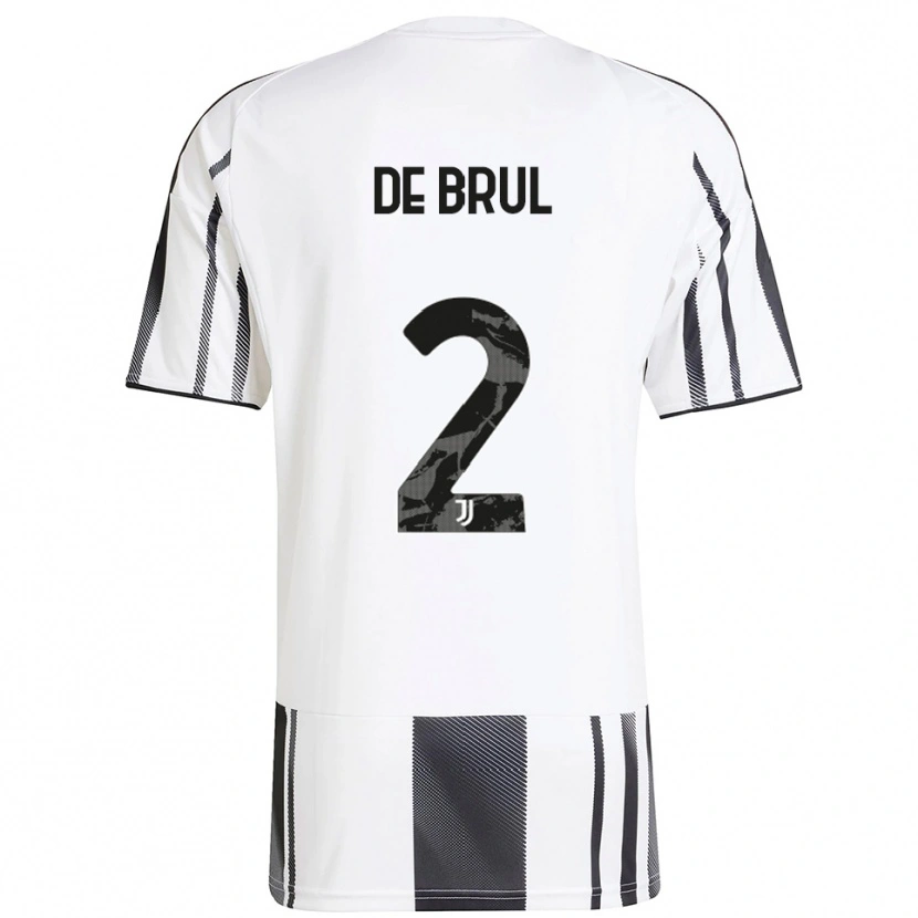 Danxen Damen Maxime De Brul #2 Weiß Schwarz Heimtrikot Trikot 2025/26 T-Shirt