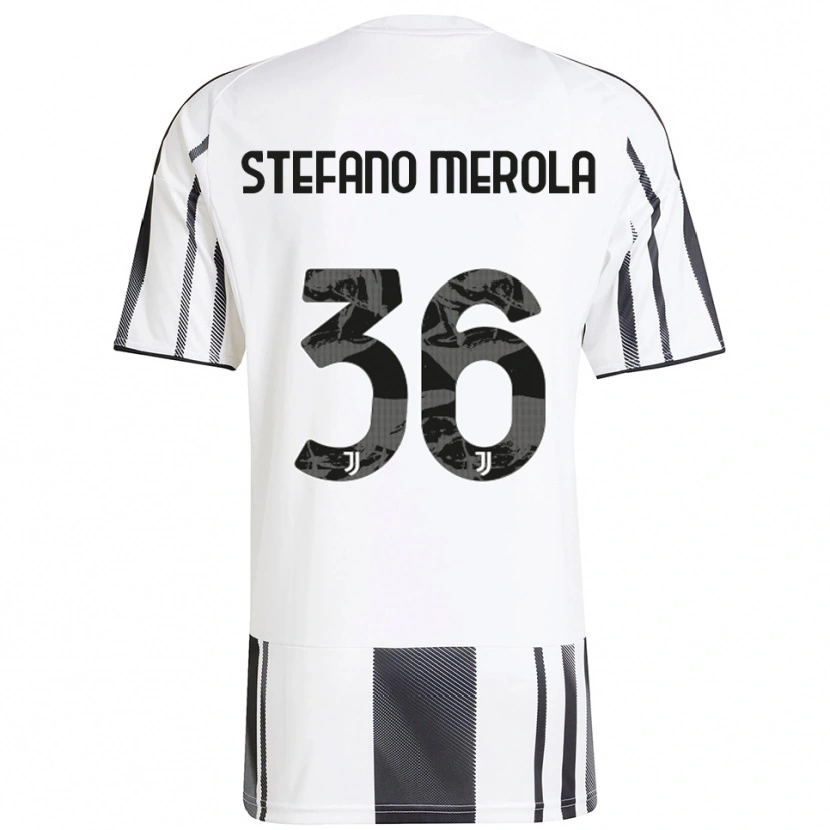 Danxen Damen Antonio Stefano Merola #36 Weiß Schwarz Heimtrikot Trikot 2025/26 T-Shirt