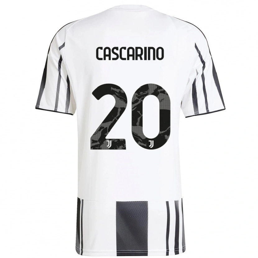 Danxen Damen Estelle Cascarino #20 Weiß Schwarz Heimtrikot Trikot 2025/26 T-Shirt