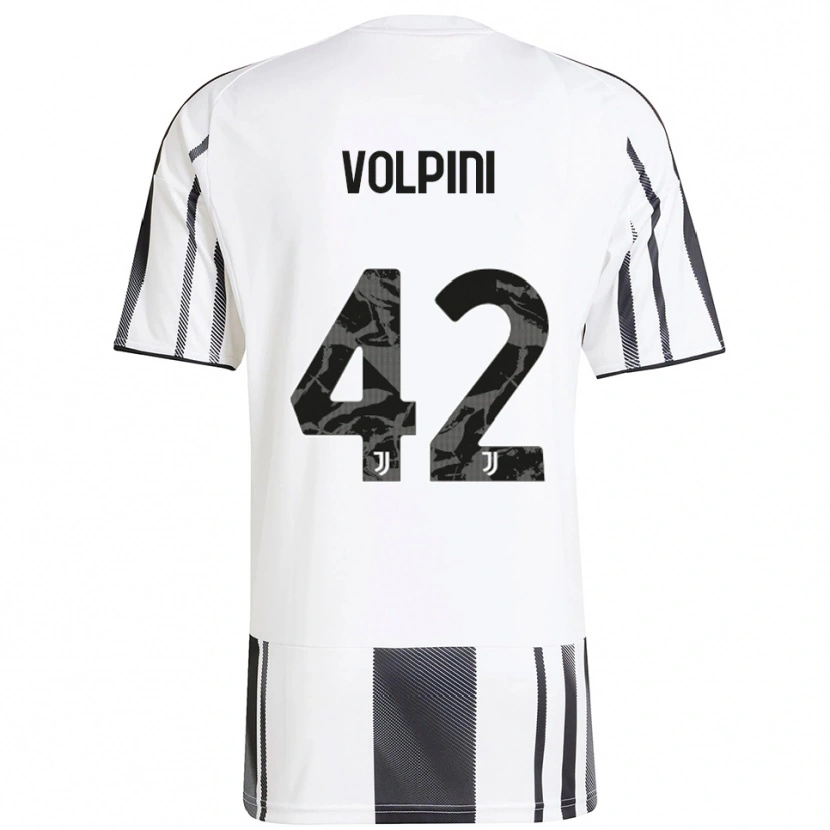 Danxen Damen Viola Volpini #42 Weiß Schwarz Heimtrikot Trikot 2025/26 T-Shirt