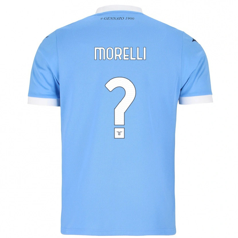 Danxen Damen Manuel Morelli #0 Himmelblau Weiß Heimtrikot Trikot 2025/26 T-Shirt