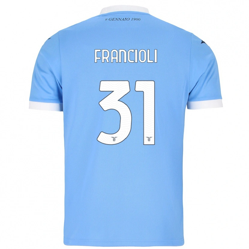 Danxen Damen Diego Francioli #31 Himmelblau Weiß Heimtrikot Trikot 2025/26 T-Shirt