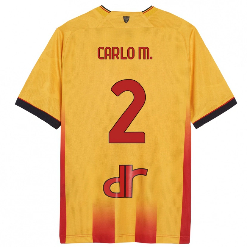 Danxen Damen Carlo Mariano #2 Gelb Orange Heimtrikot Trikot 2025/26 T-Shirt