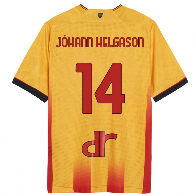 Danxen Damen Thórir Jóhann Helgason #14 Gelb Orange Heimtrikot Trikot 2025/26 T-Shirt