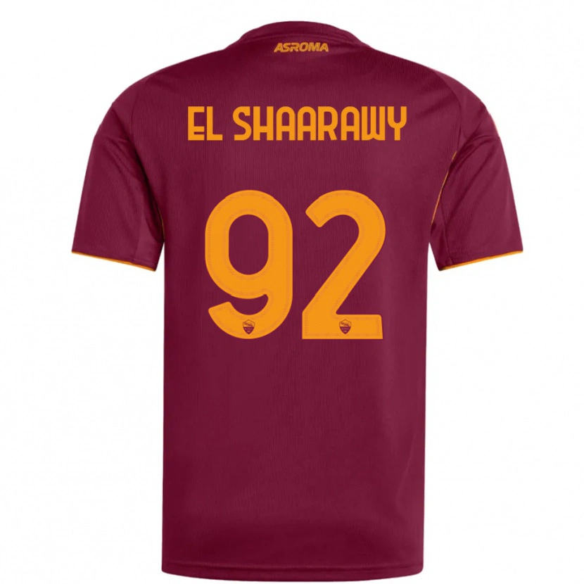 Danxen Damen Stephan El Shaarawy #92 Burgunderrot Orange Heimtrikot Trikot 2025/26 T-Shirt
