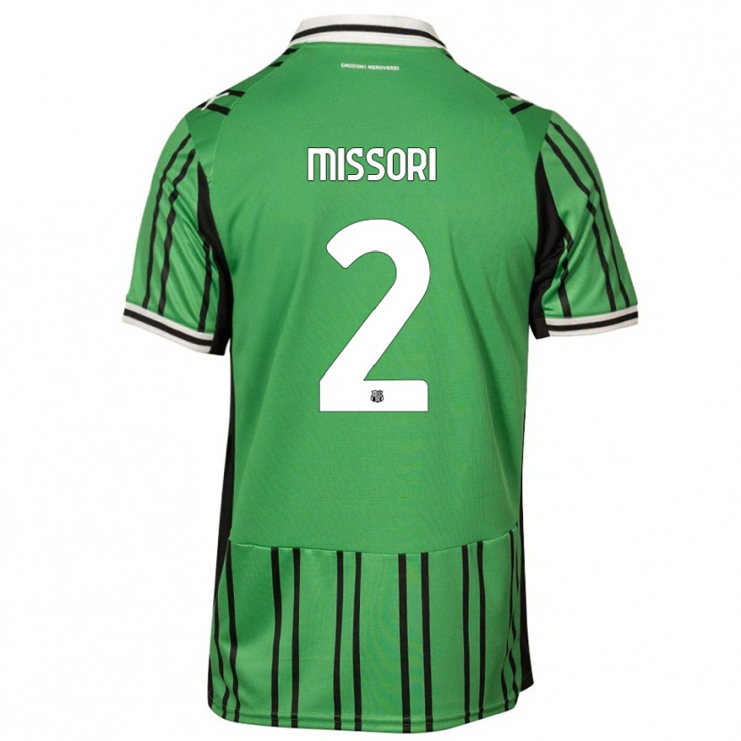 Danxen Damen Filippo Missori #2 Grün Schwarz Heimtrikot Trikot 2025/26 T-Shirt