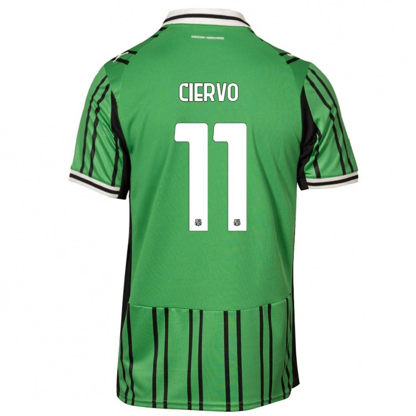 Danxen Damen Riccardo Ciervo #11 Grün Schwarz Heimtrikot Trikot 2025/26 T-Shirt