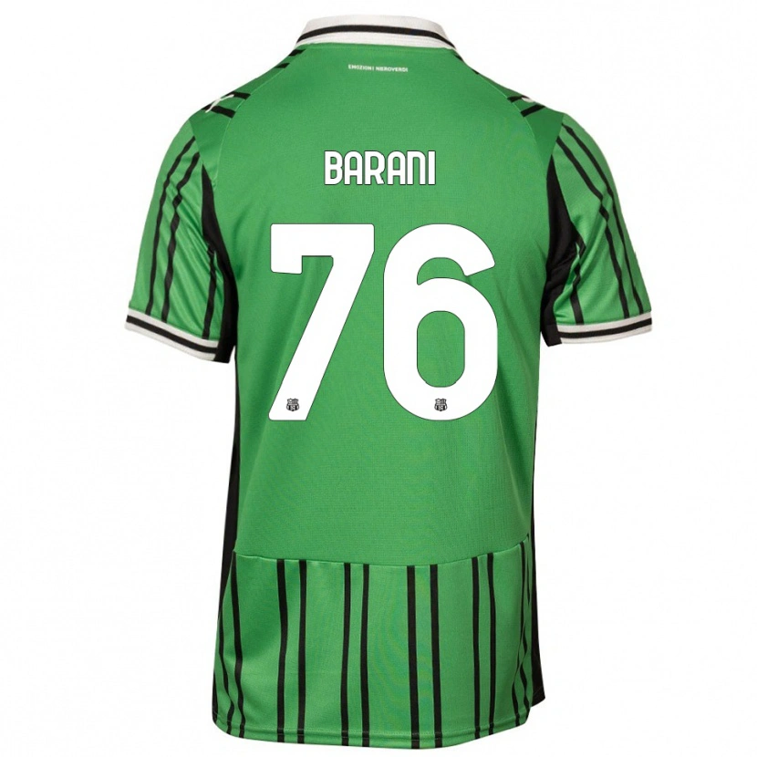 Danxen Damen Luca Barani #76 Grün Schwarz Heimtrikot Trikot 2025/26 T-Shirt
