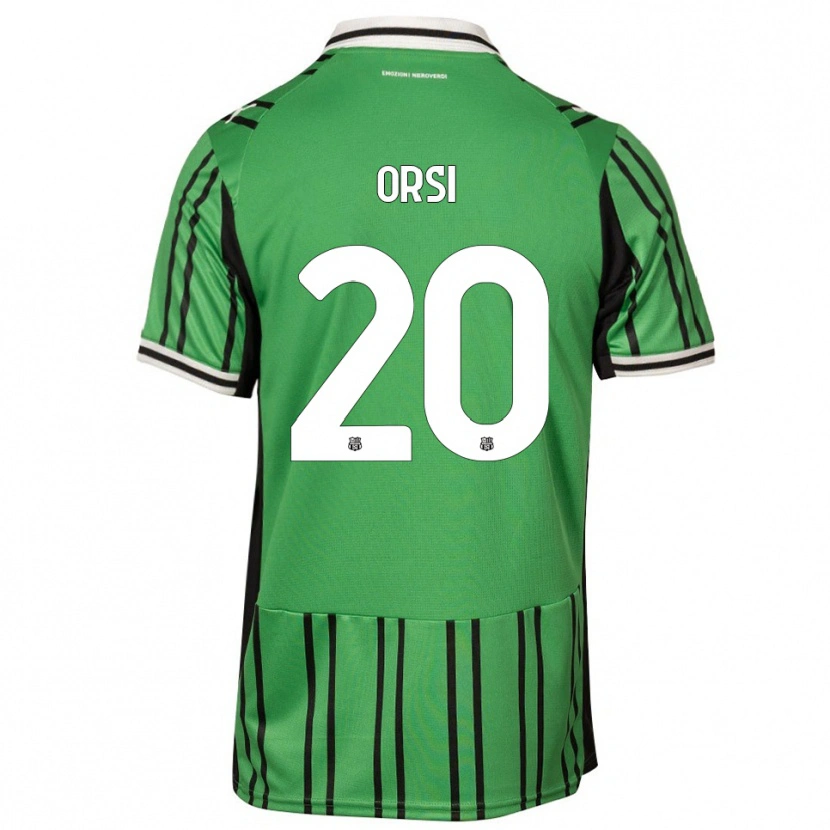 Danxen Damen Benedetta Orsi #20 Grün Schwarz Heimtrikot Trikot 2025/26 T-Shirt