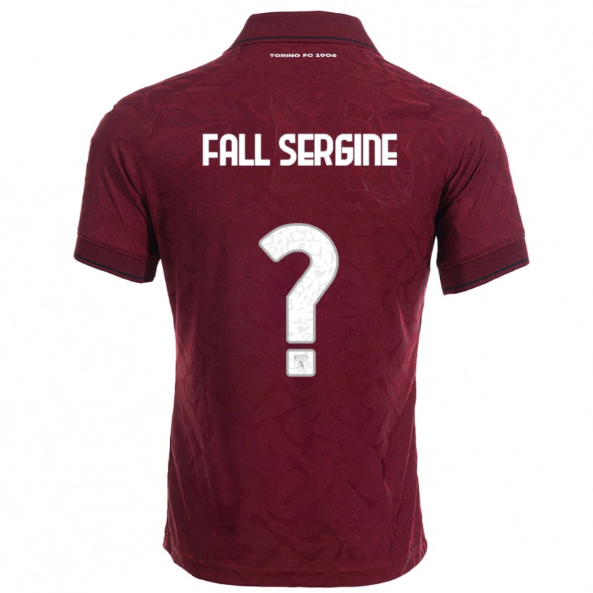 Danxen Damen Fallou Fall Sergine #0 Burgunderrot Weiß Heimtrikot Trikot 2025/26 T-Shirt