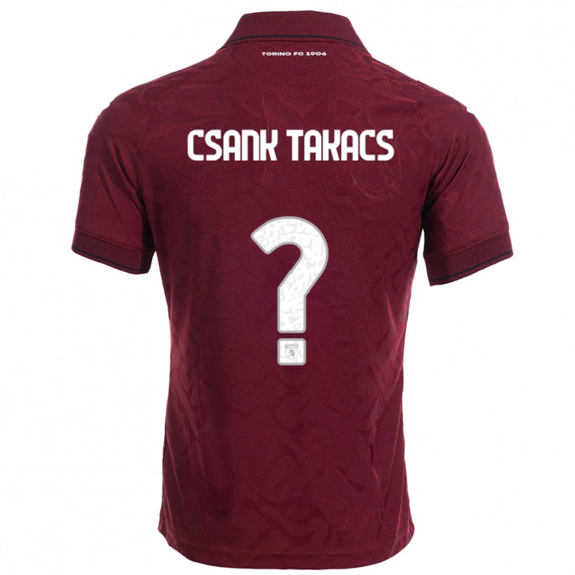 Danxen Damen Kristóf Csánk-Takács #0 Burgunderrot Weiß Heimtrikot Trikot 2025/26 T-Shirt