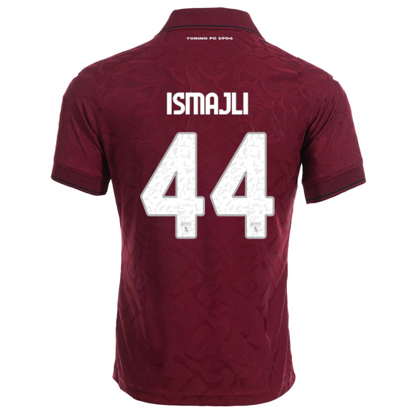 Danxen Damen Ardian Ismajli #44 Burgunderrot Weiß Heimtrikot Trikot 2025/26 T-Shirt