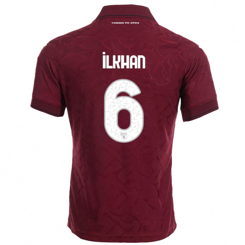 Danxen Damen Emirhan İlkhan #6 Burgunderrot Weiß Heimtrikot Trikot 2025/26 T-Shirt