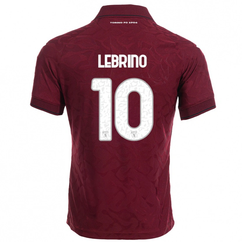 Danxen Damen Danilo Lebrino #10 Burgunderrot Weiß Heimtrikot Trikot 2025/26 T-Shirt
