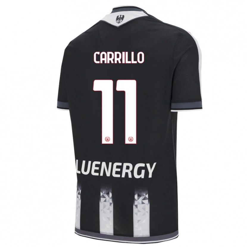 Danxen Damen Pietro Carrillo #11 Schwarz Weiß Heimtrikot Trikot 2025/26 T-Shirt