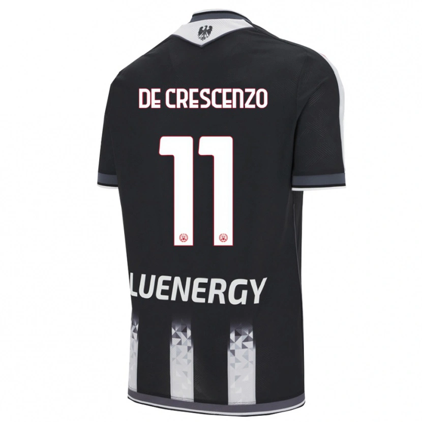 Danxen Damen Marco De Crescenzo #11 Schwarz Weiß Heimtrikot Trikot 2025/26 T-Shirt