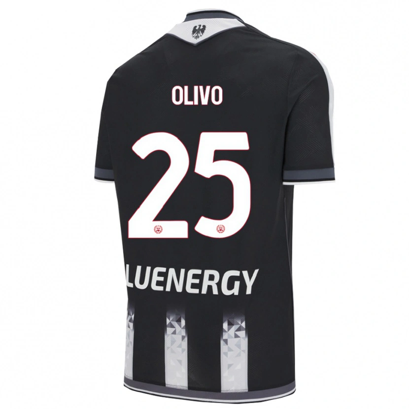 Danxen Damen Gioele Olivo #25 Schwarz Weiß Heimtrikot Trikot 2025/26 T-Shirt