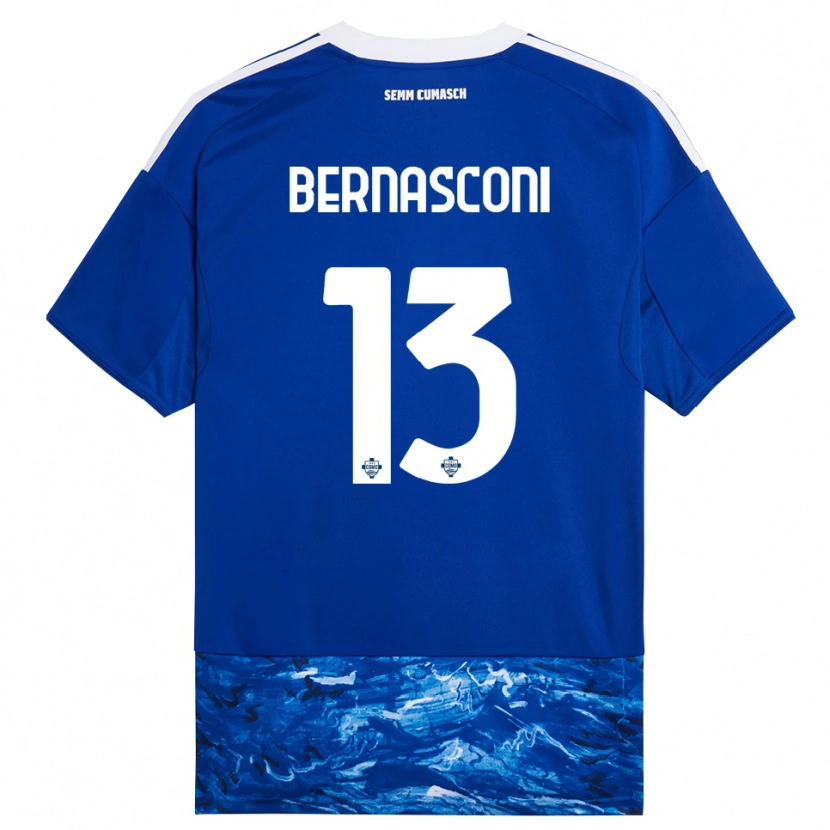 Danxen Damen Enea Bernasconi #13 Blau Weiß Heimtrikot Trikot 2025/26 T-Shirt
