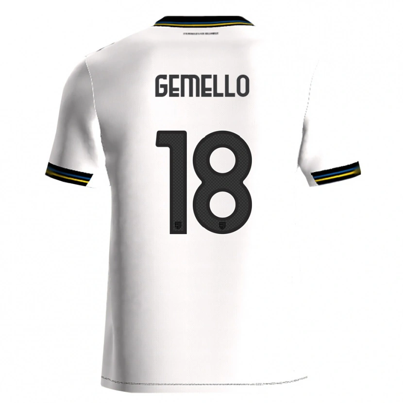 Danxen Damen Andrea Gemello #18 Weiß Schwarz Heimtrikot Trikot 2025/26 T-Shirt