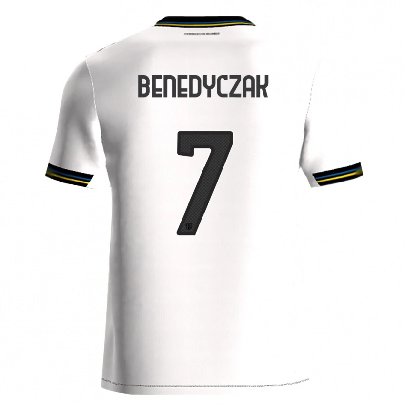 Danxen Damen Adrian Benedyczak #7 Weiß Schwarz Heimtrikot Trikot 2025/26 T-Shirt