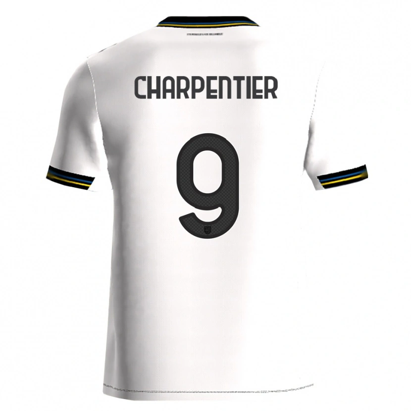 Danxen Damen Gabriel Charpentier #9 Weiß Schwarz Heimtrikot Trikot 2025/26 T-Shirt
