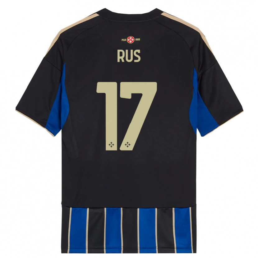 Danxen Damen Adrian Rus #17 Schwarz Blau Heimtrikot Trikot 2025/26 T-Shirt