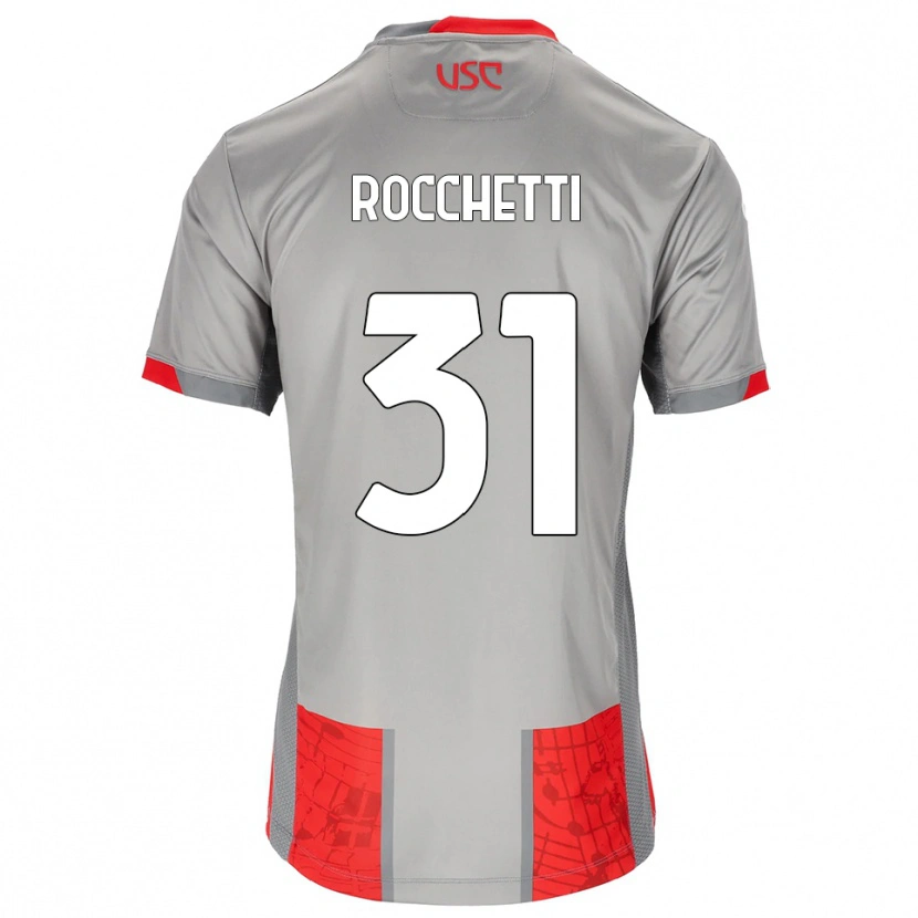 Danxen Damen Yuri Rocchetti #31 Rot Grau Heimtrikot Trikot 2025/26 T-Shirt