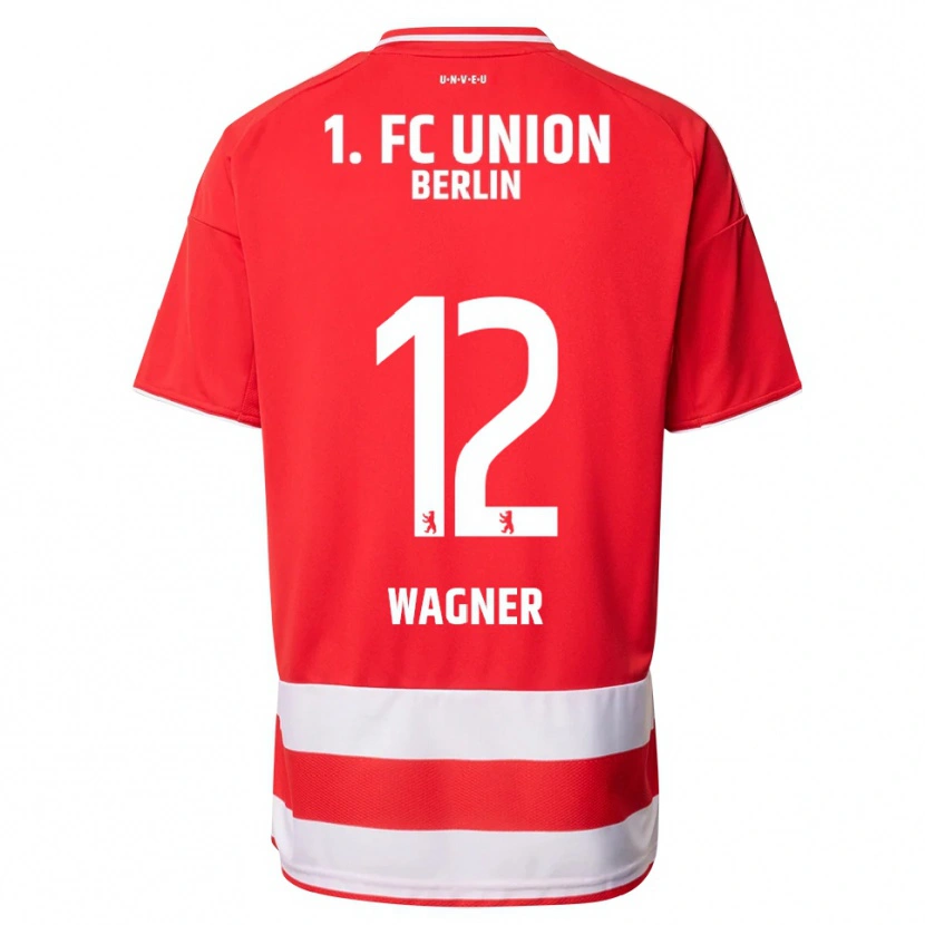 Danxen Damen Melanie Wagner #12 Rot Weiß Heimtrikot Trikot 2025/26 T-Shirt