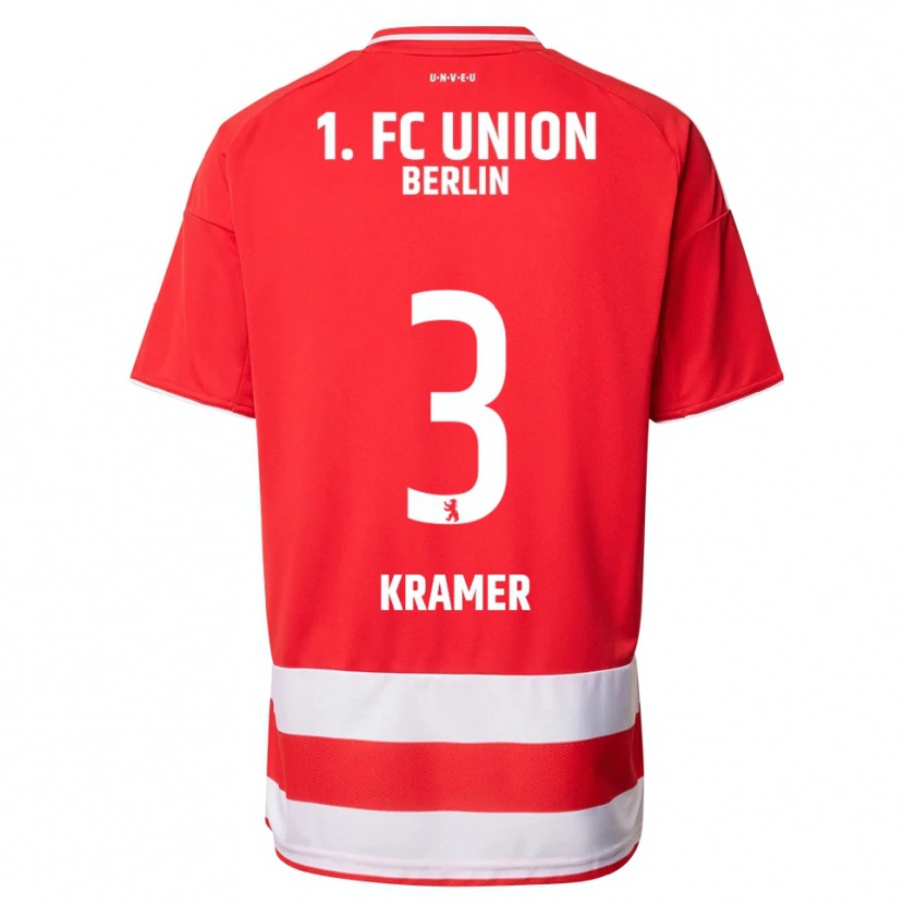 Danxen Damen Carlos Kramer #3 Rot Weiß Heimtrikot Trikot 2025/26 T-Shirt