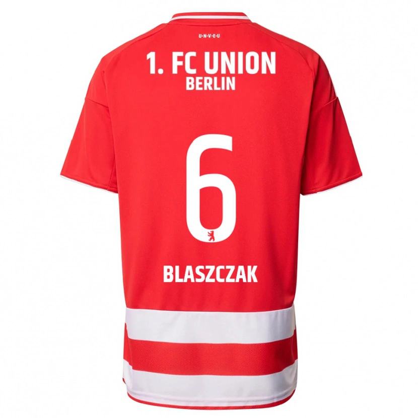 Danxen Damen Tim Blaszczak #6 Rot Weiß Heimtrikot Trikot 2025/26 T-Shirt