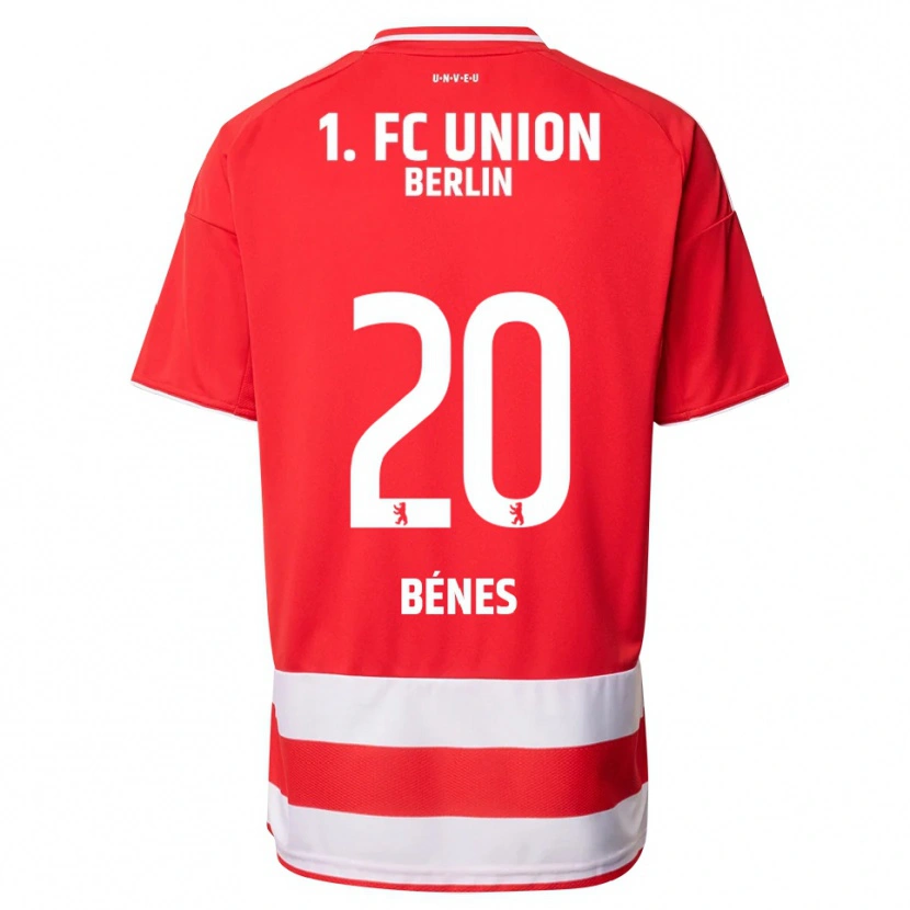 Danxen Damen László Bénes #20 Rot Weiß Heimtrikot Trikot 2025/26 T-Shirt