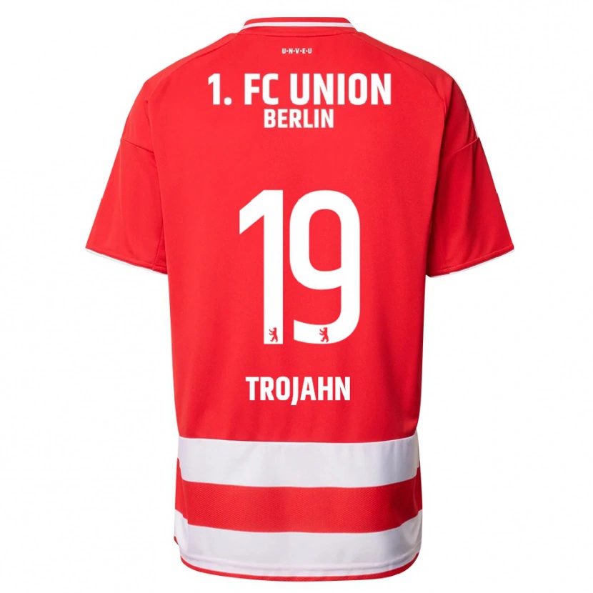 Danxen Damen Sophie Trojahn #19 Rot Weiß Heimtrikot Trikot 2025/26 T-Shirt