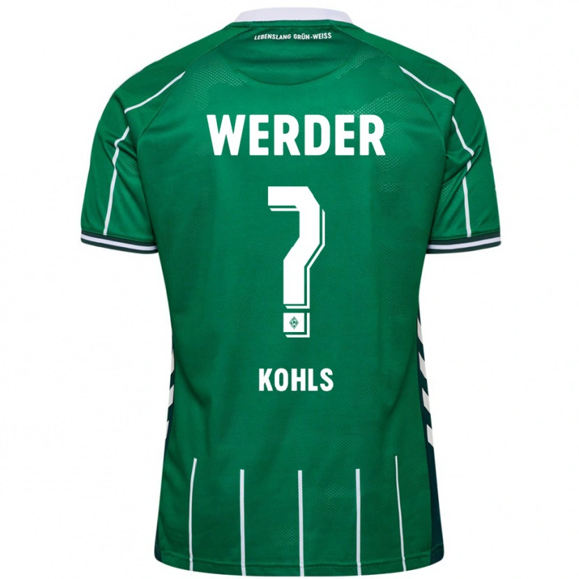 Danxen Damen Joris Kohls #0 Grün Weiß Heimtrikot Trikot 2025/26 T-Shirt