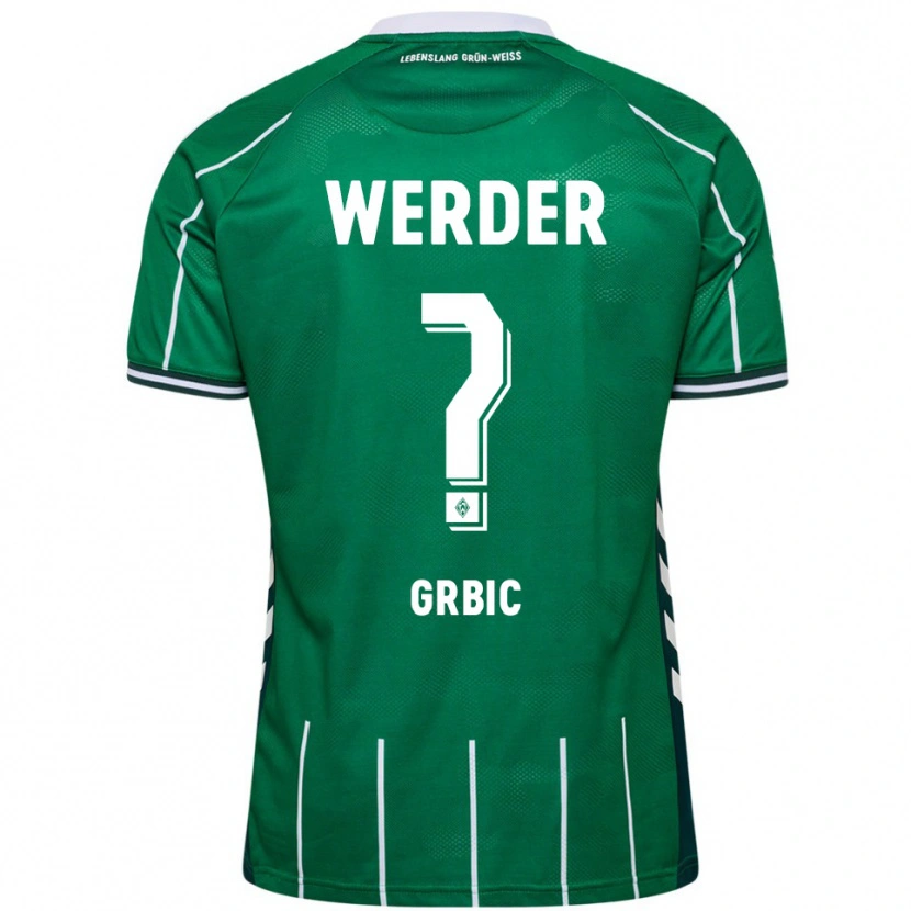 Danxen Damen Nikola Grbic #0 Grün Weiß Heimtrikot Trikot 2025/26 T-Shirt