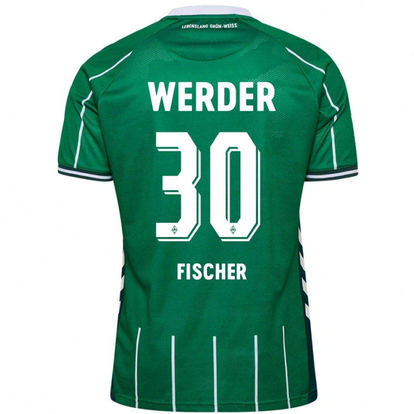 Danxen Damen Vanessa Fischer #30 Grün Weiß Heimtrikot Trikot 2025/26 T-Shirt