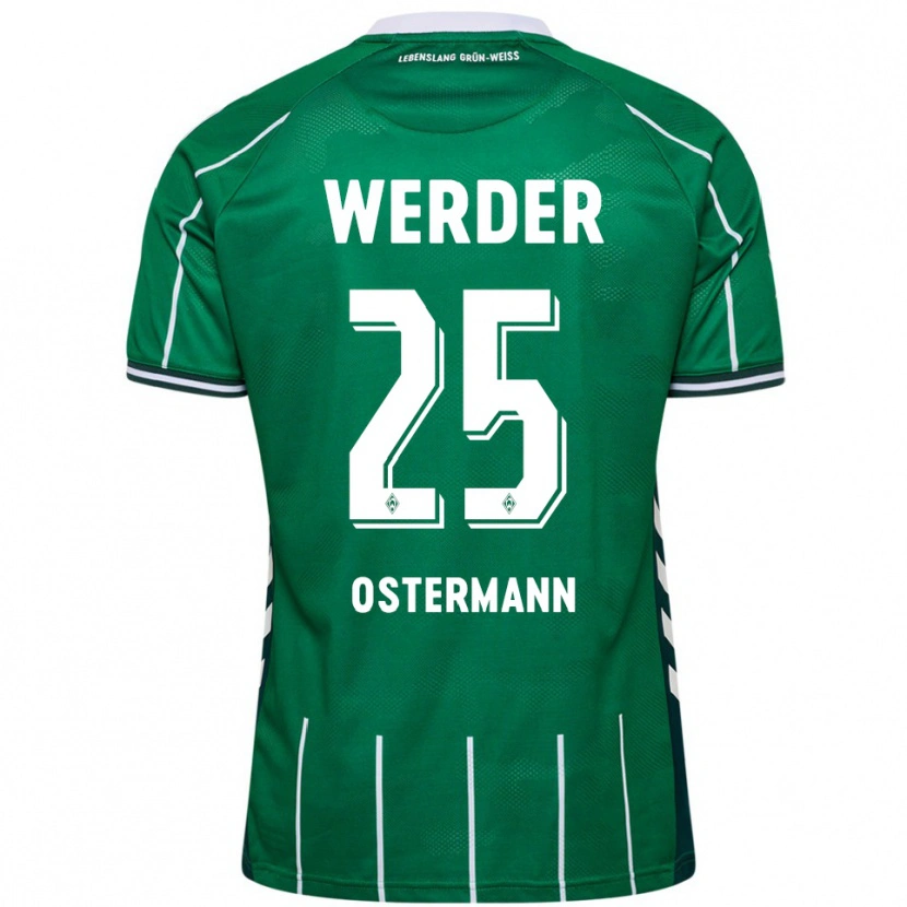 Danxen Damen Ben Ostermann #25 Grün Weiß Heimtrikot Trikot 2025/26 T-Shirt