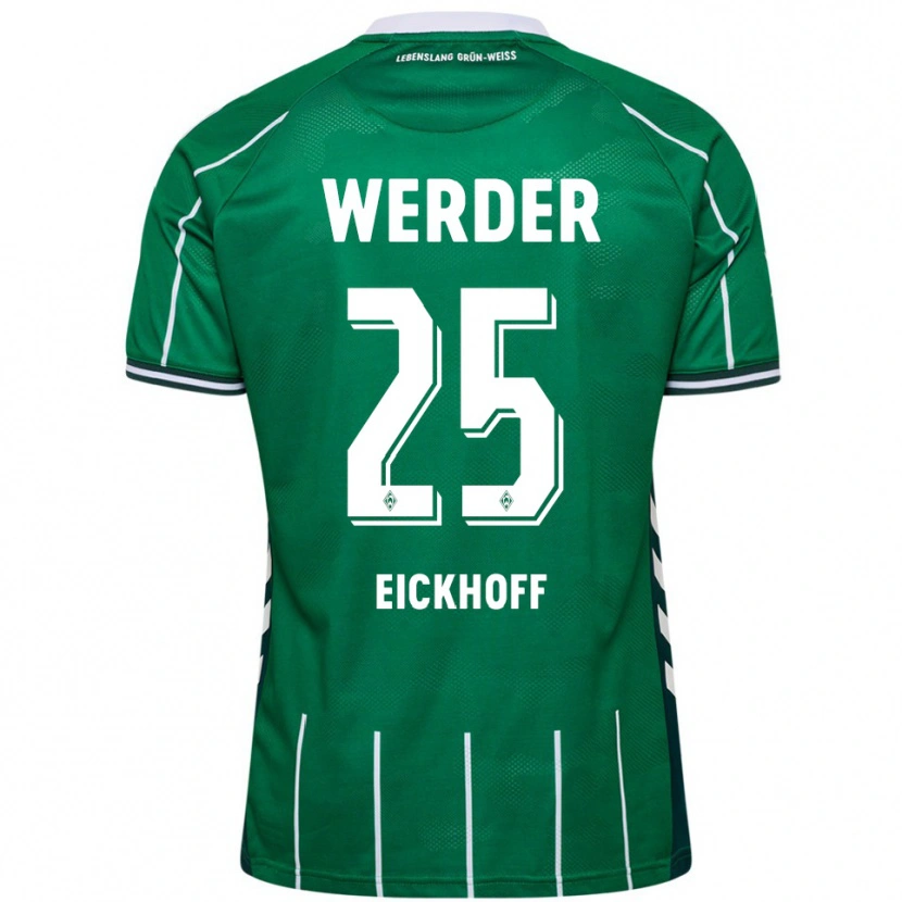 Danxen Damen Mika Eickhoff #25 Grün Weiß Heimtrikot Trikot 2025/26 T-Shirt