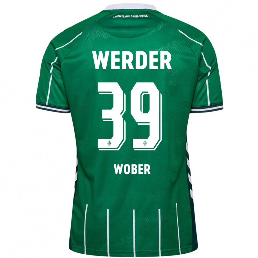 Danxen Damen Maximilian Wöber #39 Grün Weiß Heimtrikot Trikot 2025/26 T-Shirt