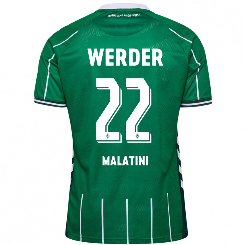 Danxen Damen Julián Malatini #22 Grün Weiß Heimtrikot Trikot 2025/26 T-Shirt