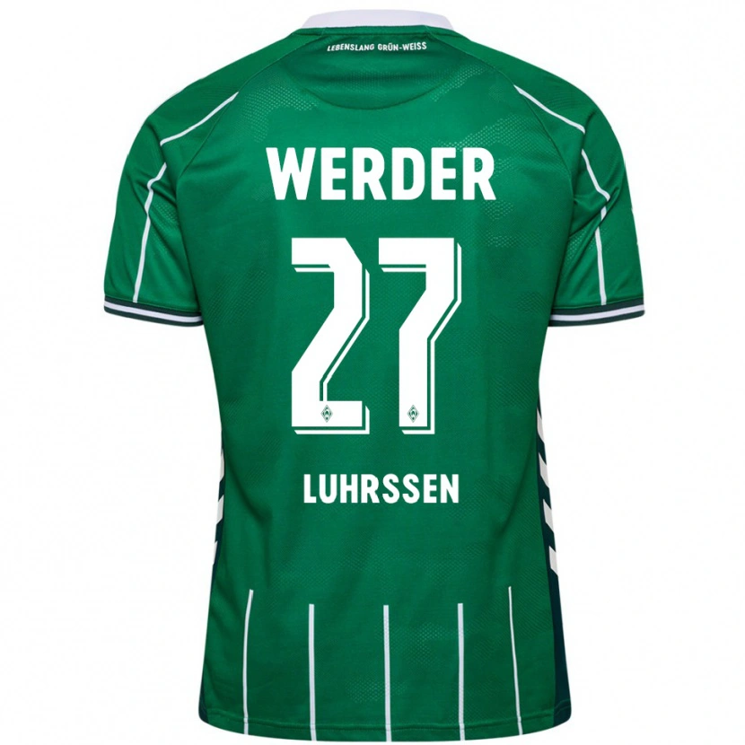 Danxen Damen Nina Luhrssen #27 Grün Weiß Heimtrikot Trikot 2025/26 T-Shirt