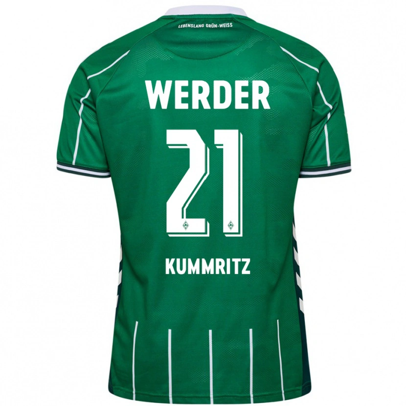 Danxen Damen Liam Kümmritz #21 Grün Weiß Heimtrikot Trikot 2025/26 T-Shirt
